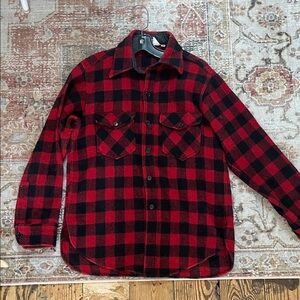 Woolrich Red and Black Checkered Shirt